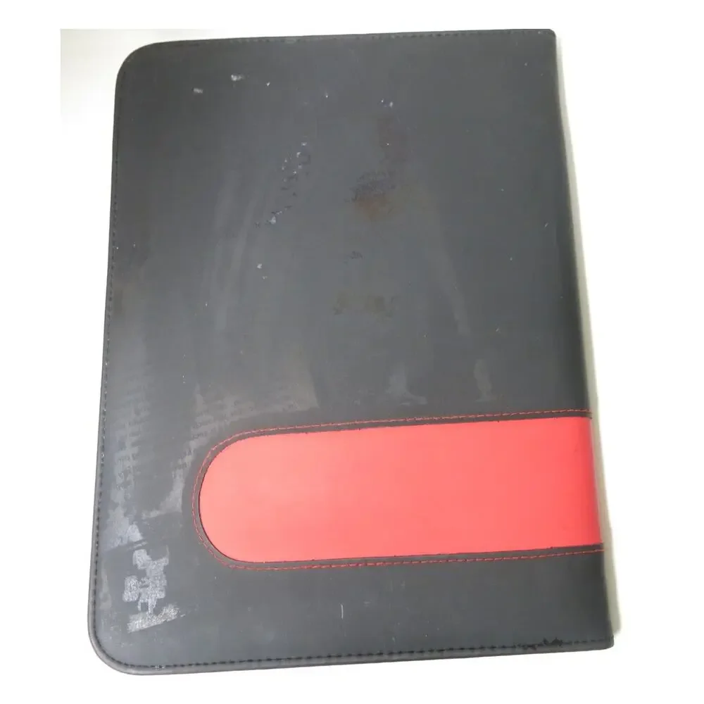 Coca Cola Portfolio Binder Planner Organizer Legal Pad Logo Black Red Retro Coke